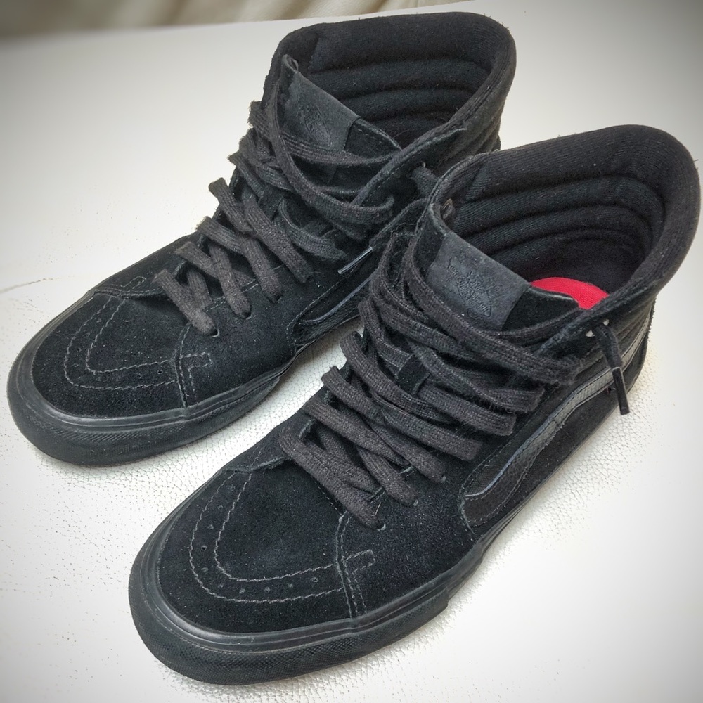 Vans Sk8-Hi Pro Size 9.5 Mens Black